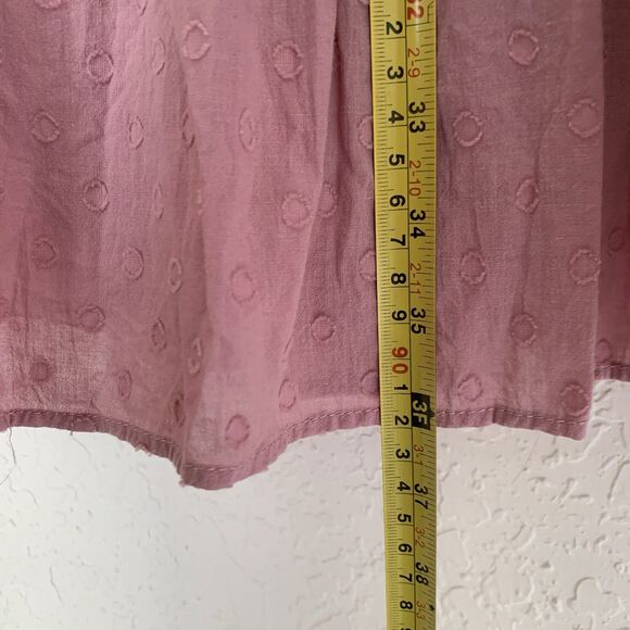 Starling Reine Dress Women 16 Dusty Pink Rose Puff Cottagecore Boho Peasant - Picture 9 of 12